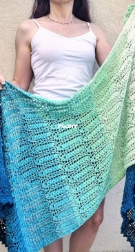 IceTea Shawl by Red Teapot Atelier