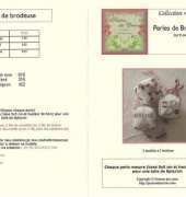 Passion des Croix Collection 3 D Ref.  P-04 Perles de Brodeuse