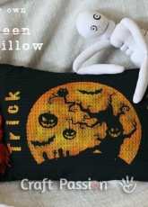 Craft Passion-Halloween Throw Pillow-Free Pattern