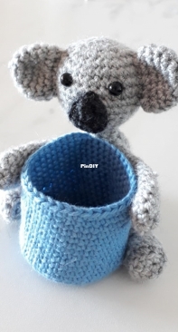 Amigurumi - Koala bear with pen holder
