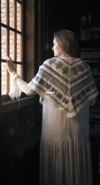 Verk Shawl by Sigrid Marie Blom - English, Danish, Dutch, Finnish, German, Norwegian, Swedish - Free