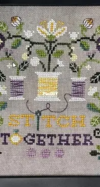 luminous fiber art stitch together PCS
