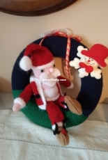 Wreath Christmas - Santa