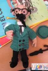 Galamigurumis - Gala Rebes - Profesor Tornasol - professor tounesol