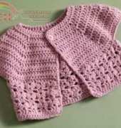 Urban Girl Cropped Cardi by LION BRAND YARN
