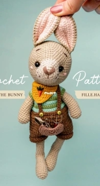 Fille Handmade - Wioletta / Wiola - Timmy the Bunny - Króliczek Tymek - English - Polish