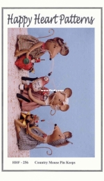 Happy Heart Patterns HHF 256 Country Mouse Pin Keeps
