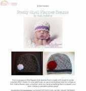 Posh Patterns - Pretty Shell Flapper Beanie