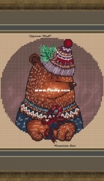 MiAxStitch - Christmas Bear by Minasyan Yana