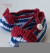 Luz Patterns - French Style Baby Booties (52) - English