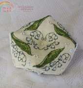 Lily of the Valley Biscornu