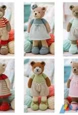 Tearoom Bears (11") - Method 2 by Susan Hickson - Mary Janes Tearoom