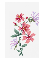 DMC Elegant Flower - English French - Free