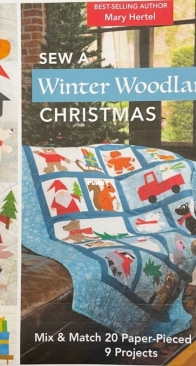 Mary Hertel - Sew a Winter Woodland Christmas - Paper Piecing