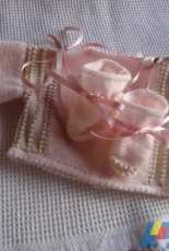 Baby sweater and booties
