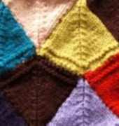 Triangle Patch Blanket by unknown designer