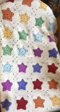 Three Loops on the Hook - Sew sew baby - Helen McLean - Rainbow of Stars
