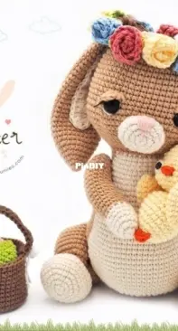 Tarturumies - Maria Bernadette Pozzi - Bunny Alaria and her friend, the Galin Chick