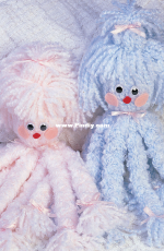 Red Heart LW1338 Octopus Bed Dolls - Free