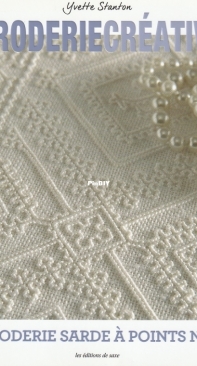 Les Editions De Saxe Broderie Créative - La Broderie Sarde à Points Noués by Yvette Stanton / French