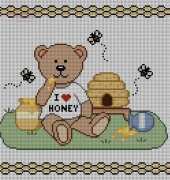 Artecy Cross Stitch Bees Border 1