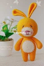 Fukurou Crafts - Crochet rabbit doll - Russian translated - free