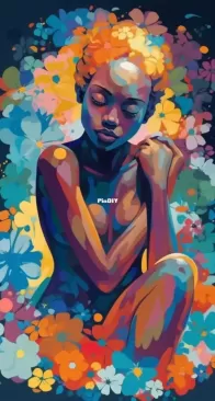 Mommys Hobbies Designs - Floral Woman by Nicole Miller