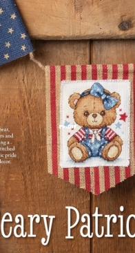 Beary Patriotic by Jenny Barton from Just Cross Stitch - Summer 2025 PCS + XSD