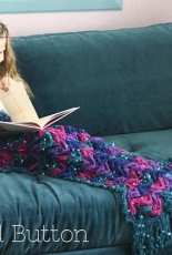 Felted Button - Susan Carlson - Mermaid Me Blanket