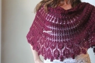 Cirsium Crochet - Nandina Shawl