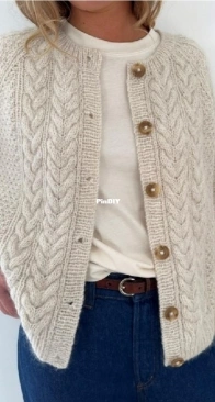 Siri Cardigan Solo by Lene Holme Samsøe, LeKnit