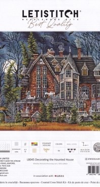 Letistitch L8045 Decorating the Haunted House