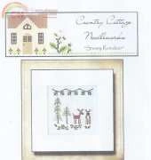 Country Cottage Needleworks CCN Frosty Forest Snowy Reindeer