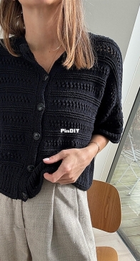 Lacey Loop Cardigan by Maja Kløvdal - Other Loops - Russian
