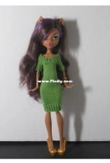 Johnna Joseph - Monster High Doll shapely sweater dress