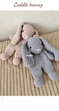 Plushies Patterns Cute - Anna - Ekaterina Pavlova - Cuddle Bunny