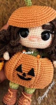 AmigurumisAK - Zayda Arteche - Baby Pumpkin - Bebé Calabaza- Spanish
