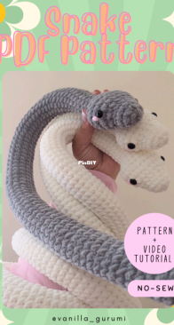 Vanilla Gurumi - Beatriz - Snake