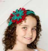 Hopeful Honey - Olivia Kent - Crochet Headband & Flower