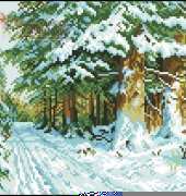 Dein Kreuzstich Magazin Winter Forest
