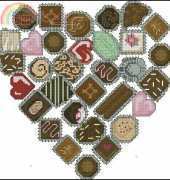 Candy Heart from Cross Stitch & Country Crafts Jan/Feb 1995
