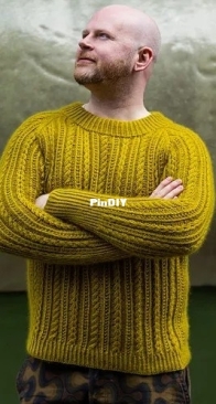 Fir Rib Sweater by Stephen West - English
