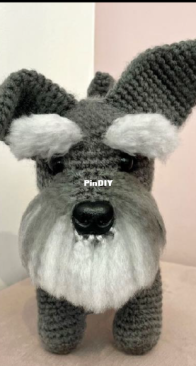 Lisas Crochet Workshop - Lisa Widdicombe - Schnauzer