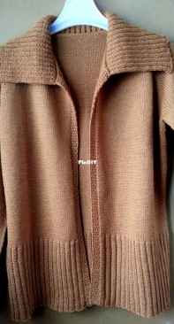 Park Ave Cardigan by Kelly Montag - Free