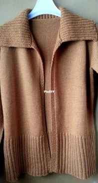 Park Ave Cardigan by Kelly Montag - Free