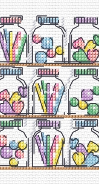 Rows Of Sweets by Durene Jones - Free
