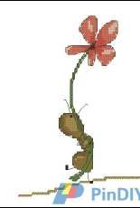 Tani211 - Ant with a flower - free