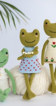 Two Loops Toy - Lilia Art - Pocket Frog