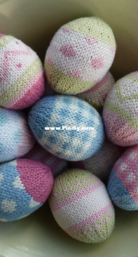 Easter eggs by Julie Williams - Little Cotton Rabbits - free