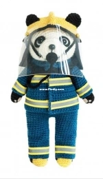 New Mommy Handmade DIY - Su Su Jie Jia - Susans Family - A966 - One Word - Fireman in Fire Fighting Suit - Chinese - Free